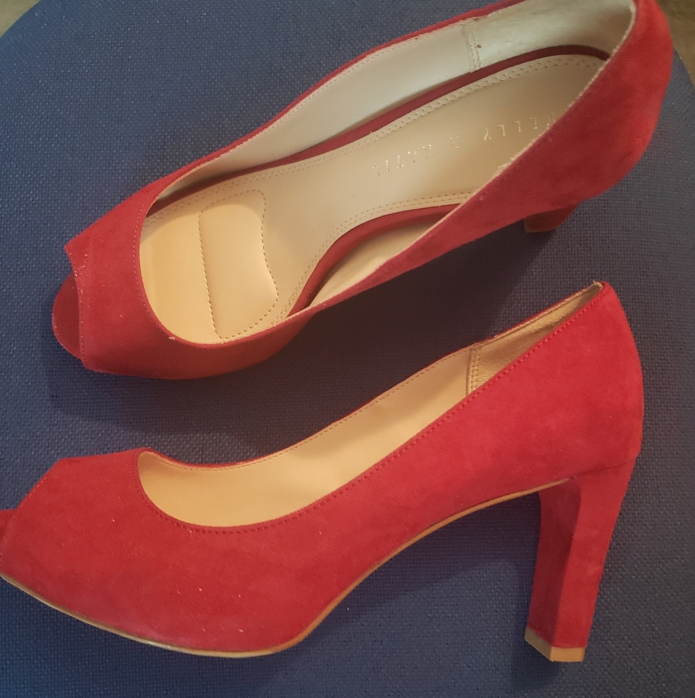 Dark Red Kelly and Katie heels